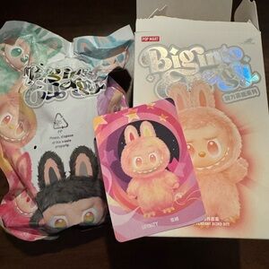 Authentic Pop Mart Big Into Energy Labubu Plush Pendant Loyalty